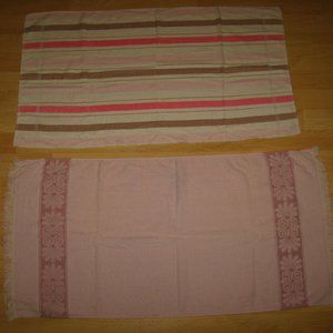 🛍 Mid Century 1960's Pink Cannon Bath Towels
